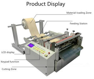 고정밀 에어 버블 필름/폼 커터 기계 맞춤형 자동 원단 PVC 필름 절단기 모터 750W 220V 포함 - Product Image 3