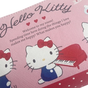 Custom Digital Full Printing Pattern <strong>Hello</strong> KT Zipper Eco-Friendly Waterproof PU Leather Women's <strong>Makeup</strong> Cosmetic <strong>Bag</strong> Portable - Product Image 5