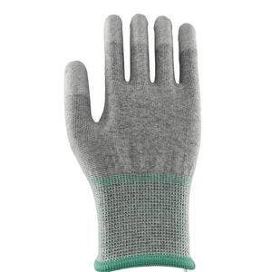 10 pares de guantes antiestáticos recubiertos de PU con fibras de carbono grises 13G ESD guantes de trabajo de seguridad - Product Image 5
