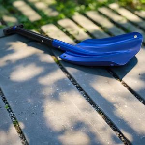 <span class=keywords><strong>Pelle</strong></span> en alliage d'aluminium bleue, légère et <span class=keywords><strong>pliable</strong></span> pour l'exploration automobile, le déneigement, le nettoyage - Product Image 6