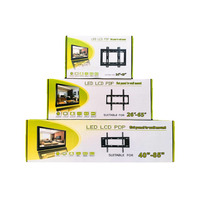 P4 Slim Feste TV-Wand halterung Wand halterung Arm Flach bildschirm TV-Racks für LCD-LED-Bildschirm Ecke TV-Wand halterung