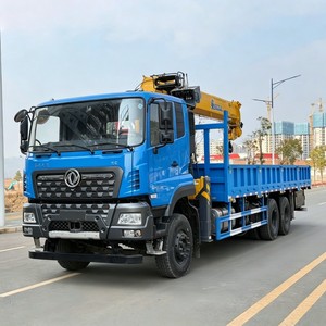 รถเครนติดรถบรรทุก Dongfeng 6x4 แบบแขนยืดไสลด์ได้ ราคาโรงงาน ขนาด 14 ตัน 16 ตัน 20 ตัน สำหรับงานวิศวกรรม - Product Image 2