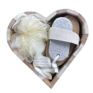 <span class=keywords><strong>Set</strong></span> regalo con Logo personalizzato per <span class=keywords><strong>bagno</strong></span> doccia con depuratore per il corpo esfoliante guanto per la pulizia del viso per massaggiatore cura dei piedi integratori - Product Image 6