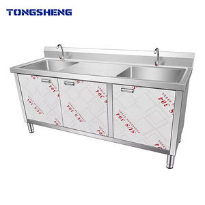 מותאם אישית תעשייתי מפוברק קערת יחיד מטבח קערת נירוסטה ארון כיור נירוסטה - Product Image 3