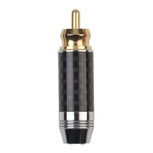 High Quality AUX 3.5mm Plug to 2*RCA Plug Stereo Audio Cable RCA Connector Gold Plated RCA Plug