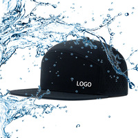 Venta al por mayor de fábrica, gorra de lona unisex de 5 paneles para conductor de camión, gorras de nailon impermeables con logotipo personalizado y cuerda para uso en exteriores