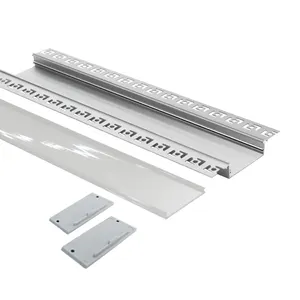 New Design Recessed Rim-less Led Linear High Bay Light Drywall Gypsum Led Aluminum Profile