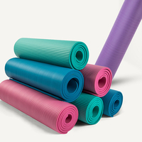 Estera de ejercicio básica NBR Espuma de alta densidad para entrenamientos de Pilates y uso general de fitness