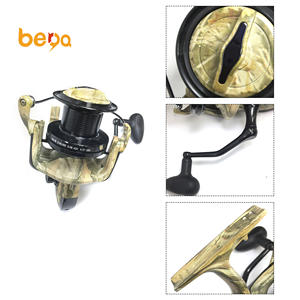Moulinet de pêche Casting en métal, couleur Camouflage, <span class=keywords><strong>grande</strong></span> bobine, eau salée, pour bateau, rockfishing, 12 + 1bb, 5000 à 10000 - Product Image 4