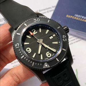 Reloj Mecánico Automático Super Ocean de Acero Inoxidable para Hombre, de Lujo, para Negocios, Resistente al Agua, con Calendario, Luz Nocturna y Puntero, Estilo Breitlines - Product Image 5