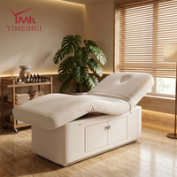 Table de massage électrique à 2 moteurs pour salon de beauté, lit de soin esthétique, lit pour extensions de cils
