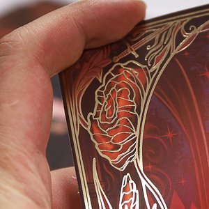 Custom <strong>A4</strong> A5 Anime Art <strong>Card</strong> Print with Gold Foil and Soft Touch Lamination for Collection and Gift - Product Image 5
