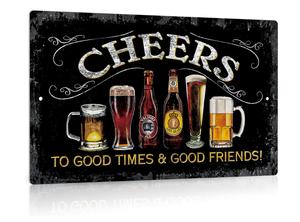 Panneau décoratif pour bar à domicile, panneau en métal vintage pour boissons, décoration murale pour bar à domicile Pub <span class=keywords><strong>Club</strong></span> Garage Man <span class=keywords><strong>Cave</strong></span> 8x12 pouces - Product Image 3
