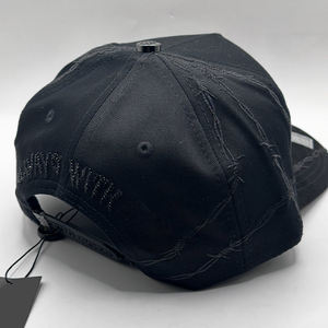 Casquettes en daim noir en gros, casquettes de baseball ajustées personnalisées, doublure en soie, casquettes G5 pour hommes - Product Image 6