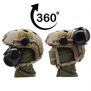 Orejera antiruido V10, protectores auditivos tácticos de caza, protección auditiva insonorizada para tiro, ajuste para casco FAST/ACH/MICH - Product Image 4