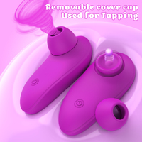 Intelligenter Klitoris-Leckvibrator mit G-Punkt-Stimulation, Zungentechnologie, Saugfunktion, 10 Frequenzen, USB-Aufladbar, IPX7 Wasserdicht, Silikon
