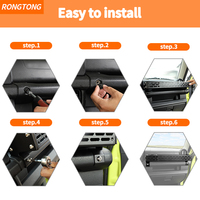 Nouvelles boîtes de rangement extensibles pour la poignée du copilote avec supports pour téléphone portable pour Suzuki Jimny 2019 2020 2021+ Accessoires de rangement