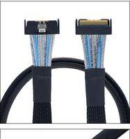 Câble électronique haute vitesse WSD MCIO 8i PCIe Gen5 85-Ohm, faisceau de câblage OEM personnalisé