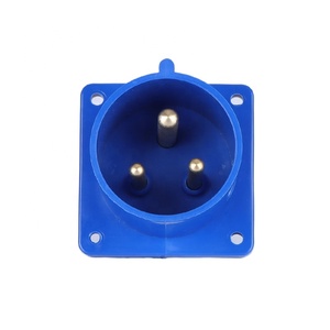 Công nghiệp cắm ổ cắm nhà máy Bảng điều chỉnh cố định công nghiệp nữ cắm 3 pin 240V 32A thiết bị đầu vào cắm - Product Image 5