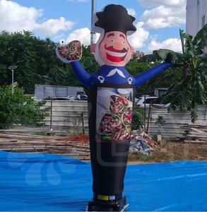 Tubo inflable de personaje ondulante de bienvenida personalizado de 3M, hombre, bailarín del <span class=keywords><strong>cielo</strong></span>, hombre, cocinero, bailarín de aire, Chef, inflables, publicidad - Product Image 4