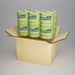 Papier toilette en vrac en bambou doux personnalisé 3/2 plis, pâte à papier vierge, rouleau de papier toilette, rouleau de papier toilette, mouchoirs en papier - Product Image 4