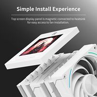 Refroidisseur de processeur Thermalright Phantom Spirit 120 Vision Snow, 7 caloducs, écran LCD, double ventilateurs PWM, Intel LGA1700/1851 AMD AM5/AM4