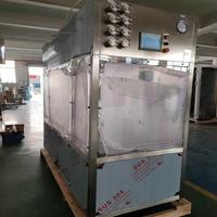 Kotak Sarung Tangan Isolator Aseptik 4 Port Baja Tahan Karat Filtrasi HEPA Tekanan Negatif Layar Sentuh untuk Uji Sterilitas