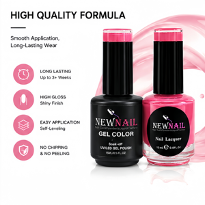 Esmalte <span class=keywords><strong>de</strong></span> <span class=keywords><strong>Uñas</strong></span> y Juego <span class=keywords><strong>de</strong></span> Esmalte en Gel Profesional <span class=keywords><strong>de</strong></span> Calidad <span class=keywords><strong>de</strong></span> Salón, Secado Rápido, Larga Duración, Vegano, No Tóxico - Product Image 4