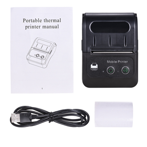 เครื่องพิมพ์ใบเสร็จความร้อนแบบพกพาขนาด58มม. เข้ากันได้กับระบบ Android และ iOS - Product Image 4