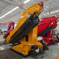 Grue mobile montée sur camion lourd 8x4, châssis à bras pliant, grue mobile de 6 à 28 tonnes, manipulateur monté sur camion, flèche télescopique articulée