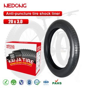 NEDONG Protection de chambre à air 20 pouces 20*3.0/4.0 pour pneus larges, coussinet anti-crevaison pour chambre à air de vélos électriques et VTT, résistance maximale aux crevaisons - Product Image 2