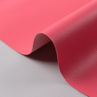 Tissu en cuir synthétique PVC PU écologique personnalisé de 0,8 mm pour canapé et mobilier