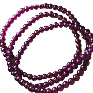 ลูกปัด<span class=keywords><strong>โกเมน</strong></span>ทรงกลมสีแดงธรรมชาติขนาด2-6มม. - Product Image 6