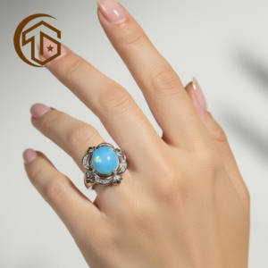 Anneaux pour hommes en pierre de lune naturelle de haute qualité, moissanite, argent sterling 925, alliance blanche pour femmes pour la Saint-Valentin - Product Image 2