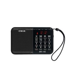 Radio FM numérique portable SUNING avec écran LED, haut-parleur intégré, batterie rechargeable, sortie 0-5W - Vente en gros - Product Image 1
