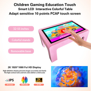 Tavolo Interattivo con Schermo Touch PCAP a 10 Punti <span class=keywords><strong>da</strong></span> 32 43 55 Pollici Impermeabile <span class=keywords><strong>per</strong></span> <span class=keywords><strong>Giochi</strong></span> Interattivi <span class=keywords><strong>per</strong></span> <span class=keywords><strong>Bambini</strong></span> dell'Asilo - Product Image 4