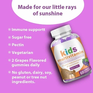 Vente en gros, gommes multi-vitamines <span class=keywords><strong>pour</strong></span> enfants, formule naturelle avec , suppléments multivitamines, support en zinc - Product Image 6