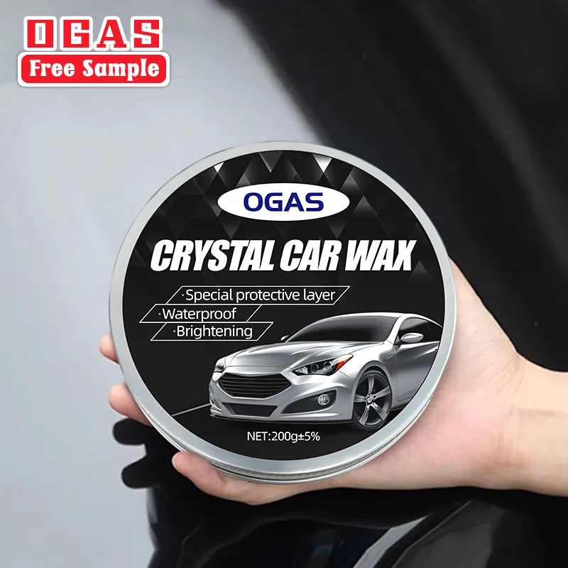 Novo design corpo polonês cera carro waterless carro cuidados sólidos polimento cera cerâmica carro