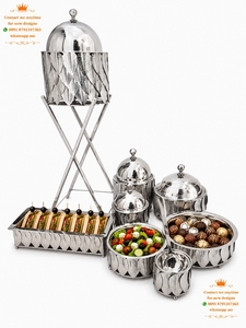 Recipiente para calentar comida tipo buffet de acero inoxidable de varios tamaños con contenedor para alimentos para equipos de catering de hotel - Product Image 6
