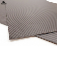 Feuille de fibre de carbone CNC de taille personnalisée, fabriquée en usine OEM, 3K brillant, légère, qualité industrielle, provenant de l'usine source