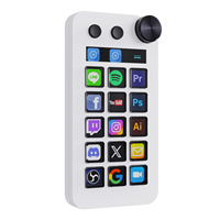 Clavier macro MiraBox N1 Stream Controller pour OBS, streaming en direct, jeux et création de contenu