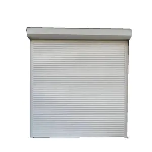 Persianas enrollables eléctricas para ventana y puerta, persiana enrollable de aluminio para puerta de garaje, persiana exterior