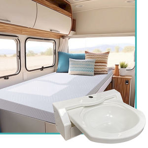 JDA pieghevole bianco acrilico singolo ciotola lavabo RV <span class=keywords><strong>bagno</strong></span> <span class=keywords><strong>lavandino</strong></span> con rubinetto per <span class=keywords><strong>Camper</strong></span> <span class=keywords><strong>Camper</strong></span> <span class=keywords><strong>Camper</strong></span> <span class=keywords><strong>Camper</strong></span> marino - Product Image 5