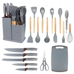 Hete Aanbieding: 19-delige Keukenhulpjesset met Opbergbak, Siliconen, BPA-vrij, Keukenaccessoires met Handvat - Product Image 2