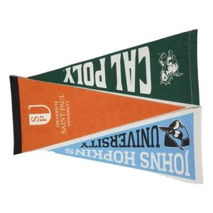 ธงแขวนรูปฟุตบอลขนาดเล็กแบบกำหนดเองสำหรับสำนักงานท่องเที่ยวการศึกษา พิมพ์ลายดิจิทัล ทำจากผ้าสักหลาด - Product Image 3