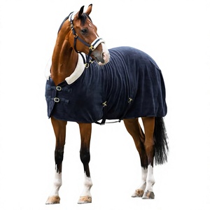 Couverture d'hivernage pour chevaux, design personnalisé, pliable, imperméable, légère, durable, col haut, tissu en coton, acier inoxydable - Product Image 4