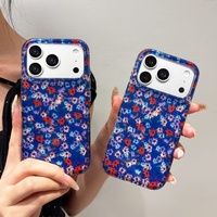Nouvelle coque de téléphone à motif floral pour iPhone 18 Pro Max 17 16 Pro 15 Pro 13, double IMD, antichoc, élégante et protectrice