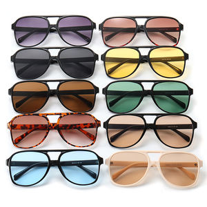 Lunettes de soleil supertendance 15834, verres solaires à monture plate, bon marché, collection <span class=keywords><strong>2021</strong></span> - Product Image 5
