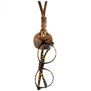 Customized PU leather eyeglass chain, Japanese style neckband eyeglass organizer, trendy retro and unique sunglasses chain. - Product Image 2