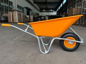 Brouette <span class=keywords><strong>Altrad</strong></span> Belle Warrior Landscape avec bac en plastique HDPE robuste de 100 L, pneu anti-crevaison à crampons pour usage intensif - Product Image 5